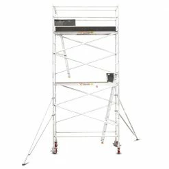 TOTAL ALUMINIUM PRODUCTS 4.7m Scaffold Aluminium Mobile Tower - Narrow 4.7MNAMT
