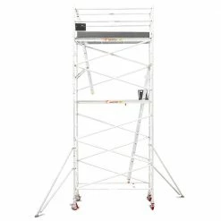 TOTAL ALUMINIUM PRODUCTS 5.5m Scaffold Aluminium Mobile Tower - Narrow 5.5MNAMT