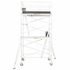 TOTAL ALUMINIUM PRODUCTS 4.3m Scaffold Aluminium Mobile Tower - Wide 4.3MWAMT
