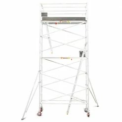 TOTAL ALUMINIUM PRODUCTS 5.1m Scaffold Aluminium Mobile Tower - Wide 5.1MWAMT