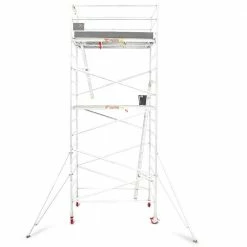 TOTAL ALUMINIUM PRODUCTS 5.5m Scaffold Aluminium Mobile Tower - Wide 5.5MWAMT