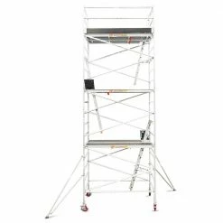 TOTAL ALUMINIUM PRODUCTS 6.3m Scaffold Aluminium Mobile Tower - Wide 6.3MWAMT