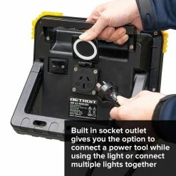 DETROIT 30W LED Worklight With Extension Socket DET30WACLED -GORILLA SHOP unnamed file 373