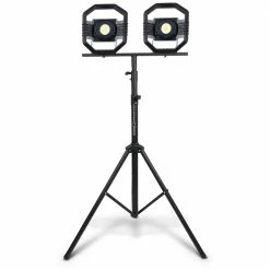 DETROIT 2 X 50W Rechargeable LED Worklight W. 3.0m Tripod Kit TTKIT719