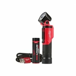 MILWAUKEE REDLITHIUM™ 500 Lumen USB Pivoting Work Light 3.0Ah Kit L4PWL301