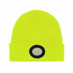 UNILITE 150 Lumen Rechargeable Beanie Light - Yellow BE02Y
