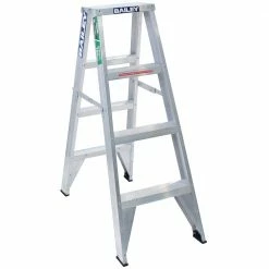BAILEY 1.2m 150kg Aluminium Double Sided Step Ladder