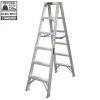 GUARDALL 6-Step 1.8m Aluminium Double Sided Step Ladder AA32205