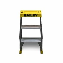 BAILEY 0.9m 150kg 3 Step Pro Aluminium Double Sided Big Top Ladder FS13966 -GORILLA SHOP unnamed file 671