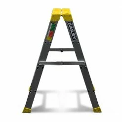 BAILEY 1.2m 150kg Step 4 Pro Aluminium Double Sided Big Top Ladder FS13967 -GORILLA SHOP unnamed file 690