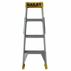 BAILEY 1.2m 150kg 4 Step Pro Double Sided Stepladder FS13961