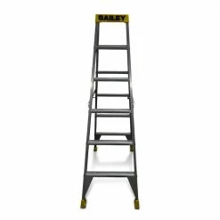 BAILEY 1.8m 150kg Step 6 Pro Aluminium Double Sided Ladder FS13963 -GORILLA SHOP unnamed file 706