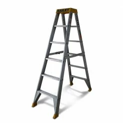 BAILEY 1.8m 150kg Step 6 Pro Aluminium Double Sided Ladder FS13963 -GORILLA SHOP unnamed file 709