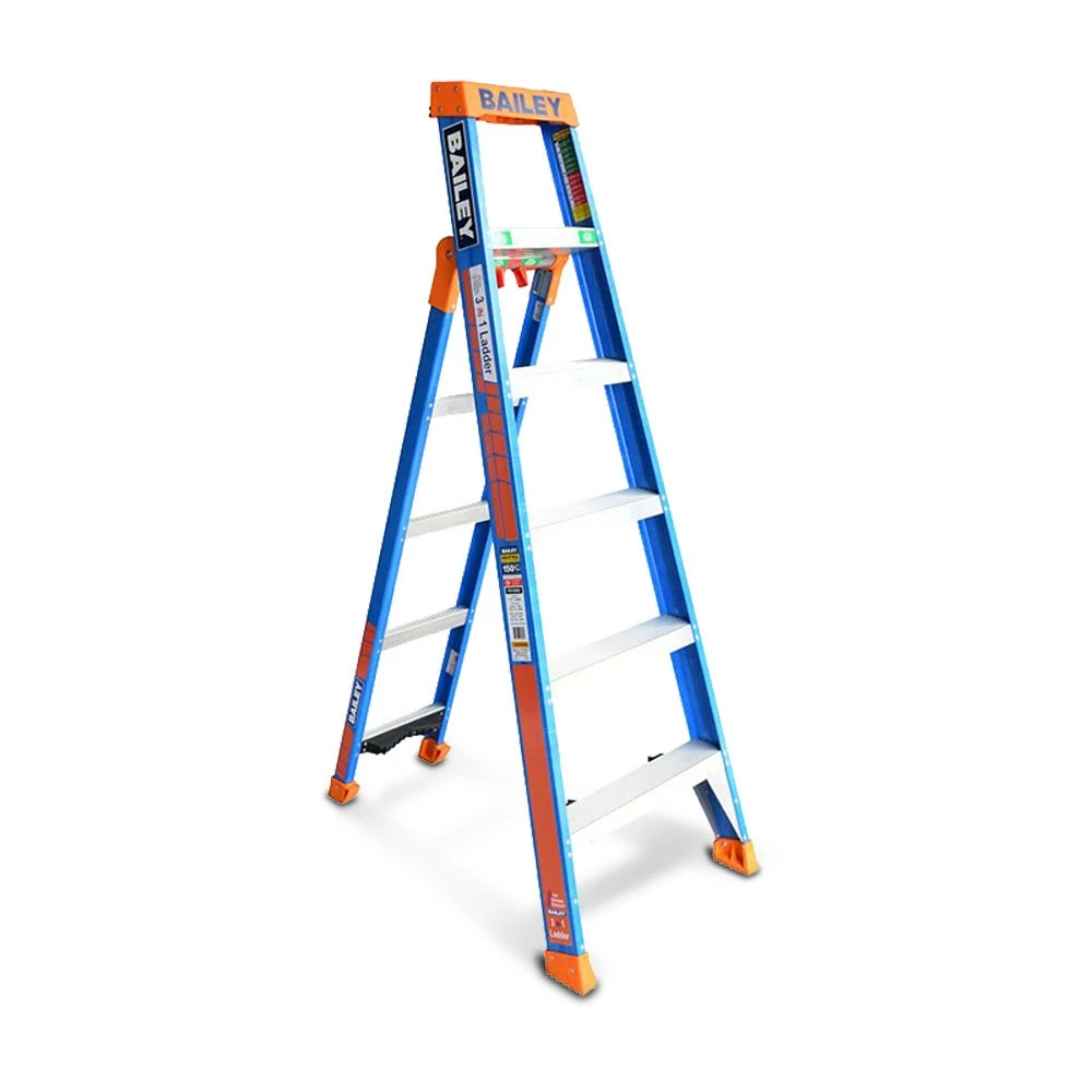 BAILEY 1.8m SLS 3-in-1 150kg Fibreglass Ladder FS13884 5 BAILEY 1.8m SLS 3-in-1 150kg Fibreglass Ladder FS13884 - Image 3