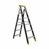 GORILLA 150kg Pro-Lite 6 Step Fibreglass Dual Purpose Ladder FDM006-PRO -GORILLA SHOP unnamed file 801