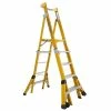 GORILLA 1.5-2.4m Fibreglass Adjustable Platform Ladder FPL0508-I