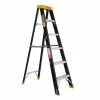 GORILLA Single Sided Step Ladder 6ft 120kg Industrial Fibreglass FM006-C