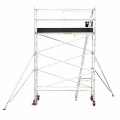 TOTAL ALUMINIUM PRODUCTS 3.1m Scaffold Aluminium Mobile Tower - Narrow 3.1MNAMT