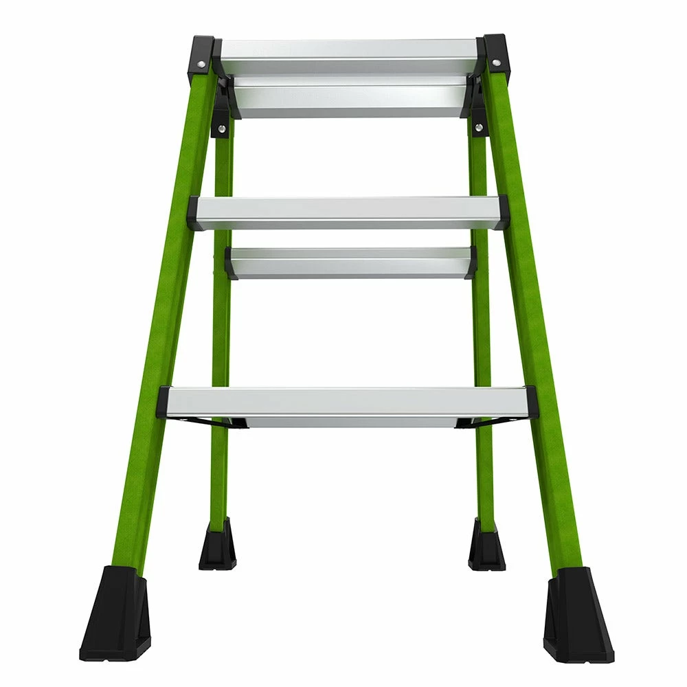 LITTLE GIANT Sure Step Double Sided Fibreglass 3 Step Ladder 11953 5 LITTLE GIANT Sure Step Double Sided Fibreglass 3 Step Ladder 11953 - Image 3