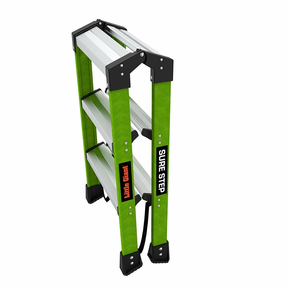 LITTLE GIANT Sure Step Double Sided Fibreglass 3 Step Ladder 11953 7 LITTLE GIANT Sure Step Double Sided Fibreglass 3 Step Ladder 11953 - Image 5