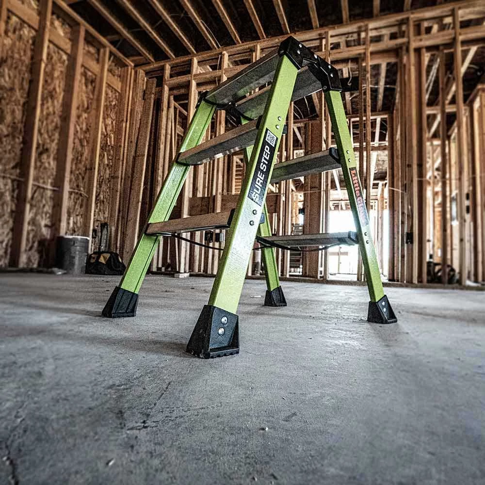 LITTLE GIANT Sure Step Double Sided Fibreglass 3 Step Ladder 11953 15 LITTLE GIANT Sure Step Double Sided Fibreglass 3 Step Ladder 11953 - Image 13