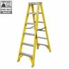 GUARDALL 6-Step 1.8m Fibreglass Double Sided Step Ladder FA32205