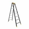 GORILLA 150kg Pro-Lite 8 Step Fibreglass Double Sided Ladder FSM008-PRO