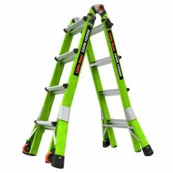 LITTLE GIANT Dark Horse 2.0 Multi-Purpose Fibreglass Ladder M17 4-7 Step
