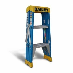 BAILEY 0.9m 150kg Step 3 Pro Fibreglass Double Sided Ladder FS13977 -GORILLA SHOP unnamed file 210