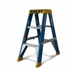 BAILEY 0.9m 150kg Step 3 Pro Fibreglass Double Sided Ladder FS13977 -GORILLA SHOP unnamed file 211