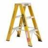 GORILLA Double Sided Step Ladder Fibreglass 120kg Industrial 1.2M (4ft) FSM004-C