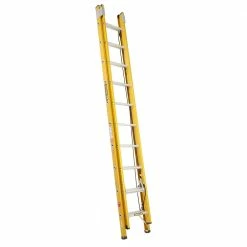 GORILLA Extension Ladder 3.1-5.3M (10-17ft) Fibreglass 130kg Industrial FEL10/17-IH