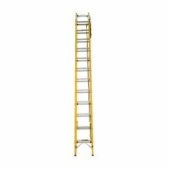 GORILLA Fibreglass Extension Ladder 3.1-5.3M (10-17ft) Fibreglass 130kg Industrial FELP10/17-I