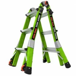 LITTLE GIANT Dark Horse 2.0 Multi-Purpose Fibreglass Ladder M13 3-5 Step
